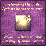 Poem, A Child Is Born, at A Bit O' My Poetry