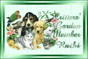 Click to follow me to my beautiful garden for critters!